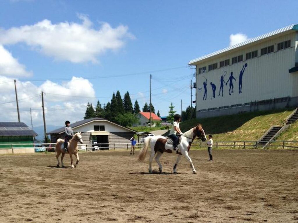 秋田県大仙市にある乗り放題の乗馬クラブで乗馬体験／乗馬クラブ「エクセラ」